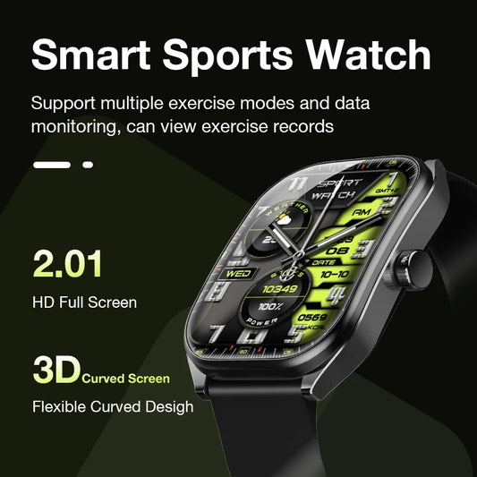 2025 Smart Watch 2.01" IPS HD Display