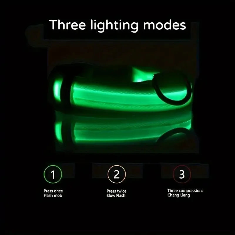 Pet Dog Collar Luminous Fluorescent