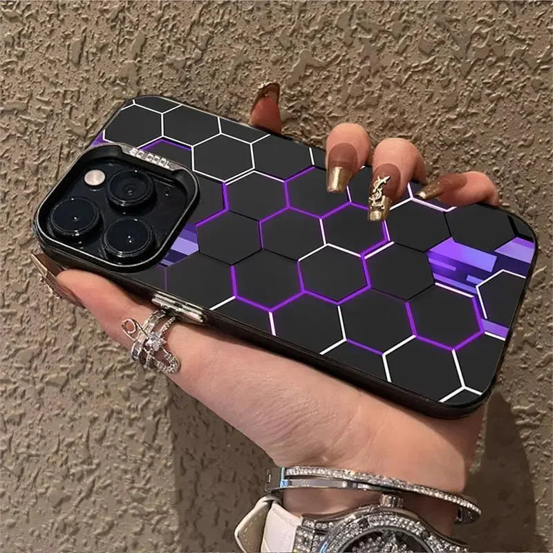 Honeycomb Cube Cyberpunk