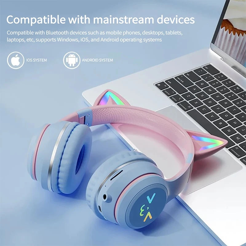Xiaomi Wireless Headphones Cute Cat