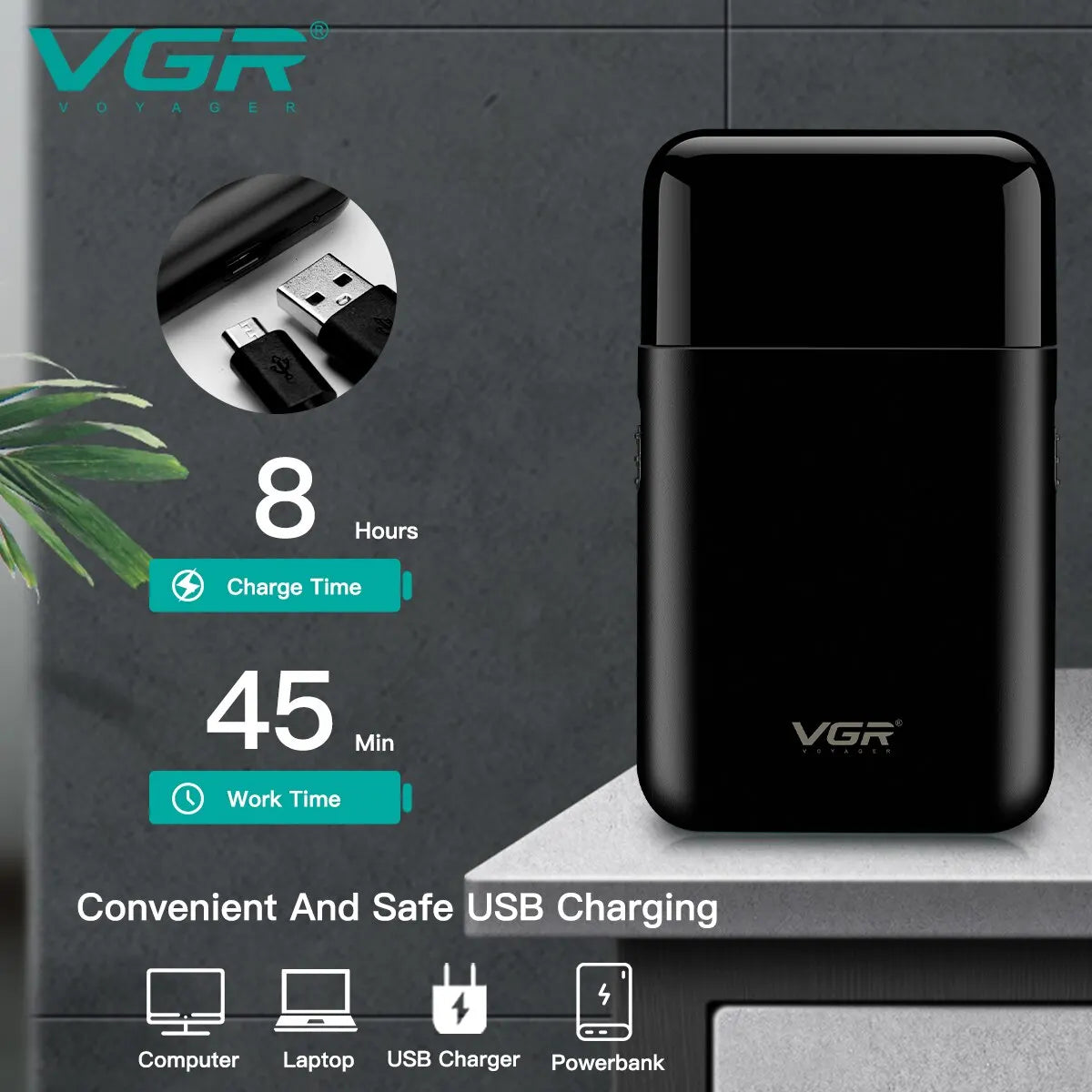 VGR Electric Professional Shaver