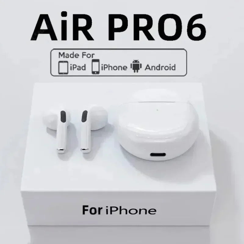 Pro 6 TWS Bluetooth Earbuds