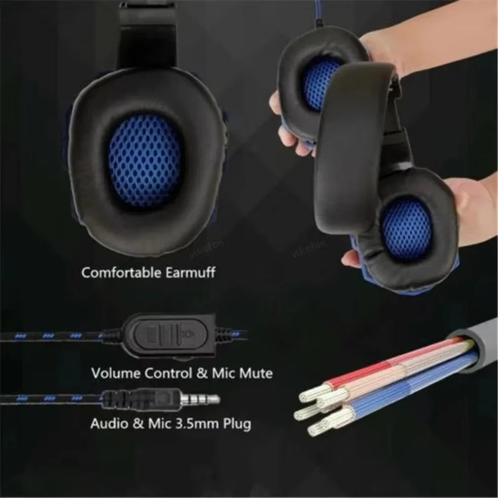 VIKEFON Wired Gaming Headphones