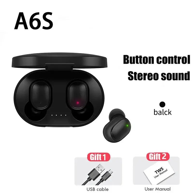 A6S Earbuds Huawei/Xiaomi/Redmi