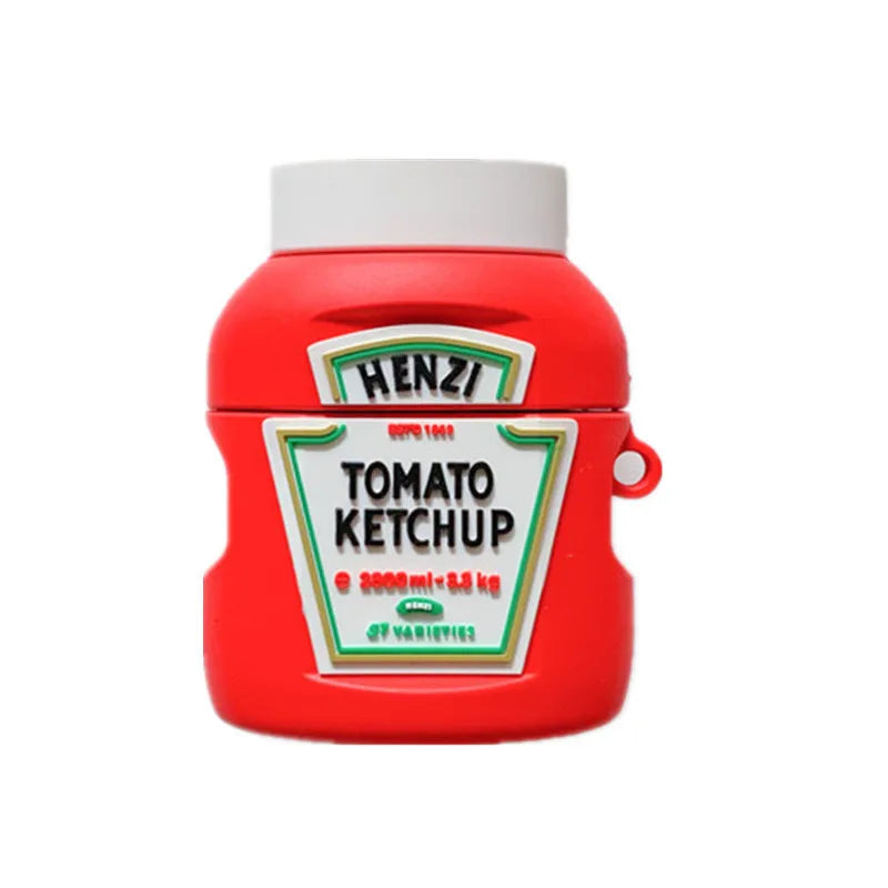 3D Food Creative Airpod Case