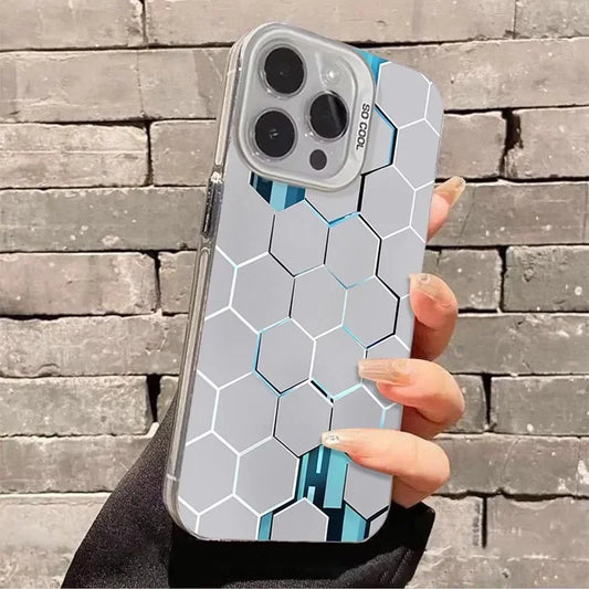 Honeycomb Cube Cyberpunk