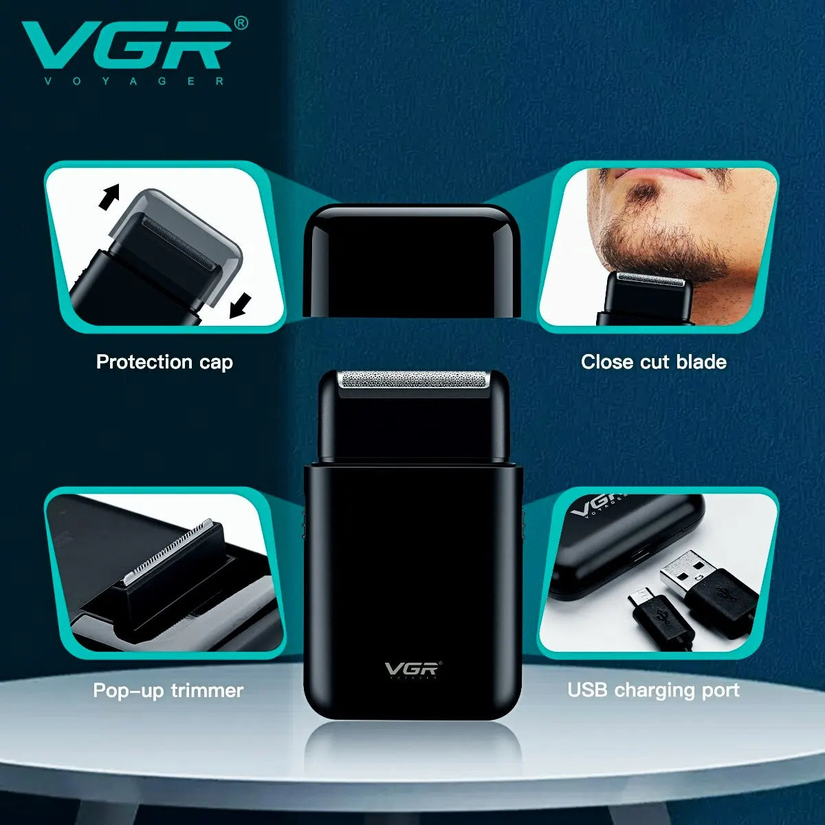 VGR Electric Professional Shaver