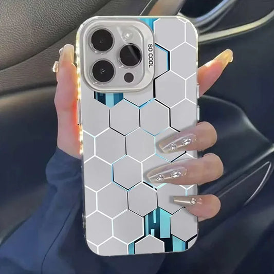 Honeycomb Cube Cyberpunk