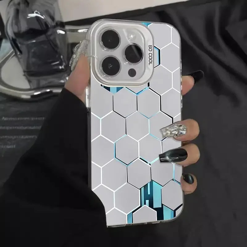 Honeycomb Cube Cyberpunk
