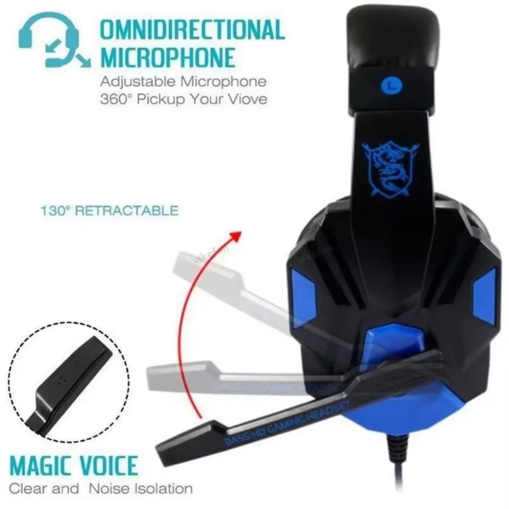VIKEFON Wired Gaming Headphones