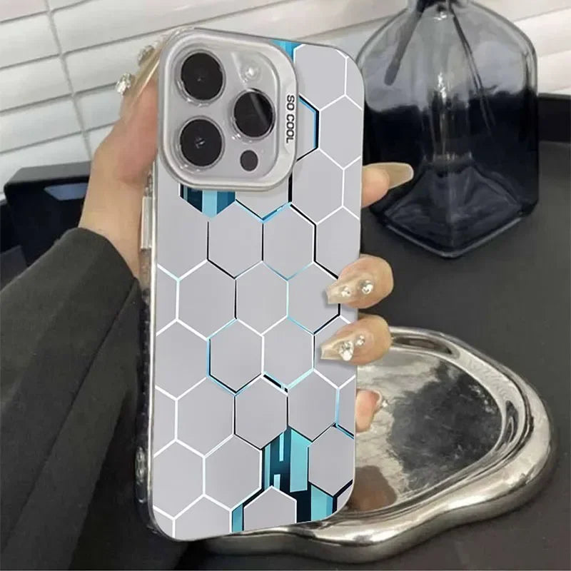 Honeycomb Cube Cyberpunk
