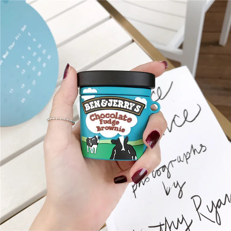 3D Food Creative Airpod Case