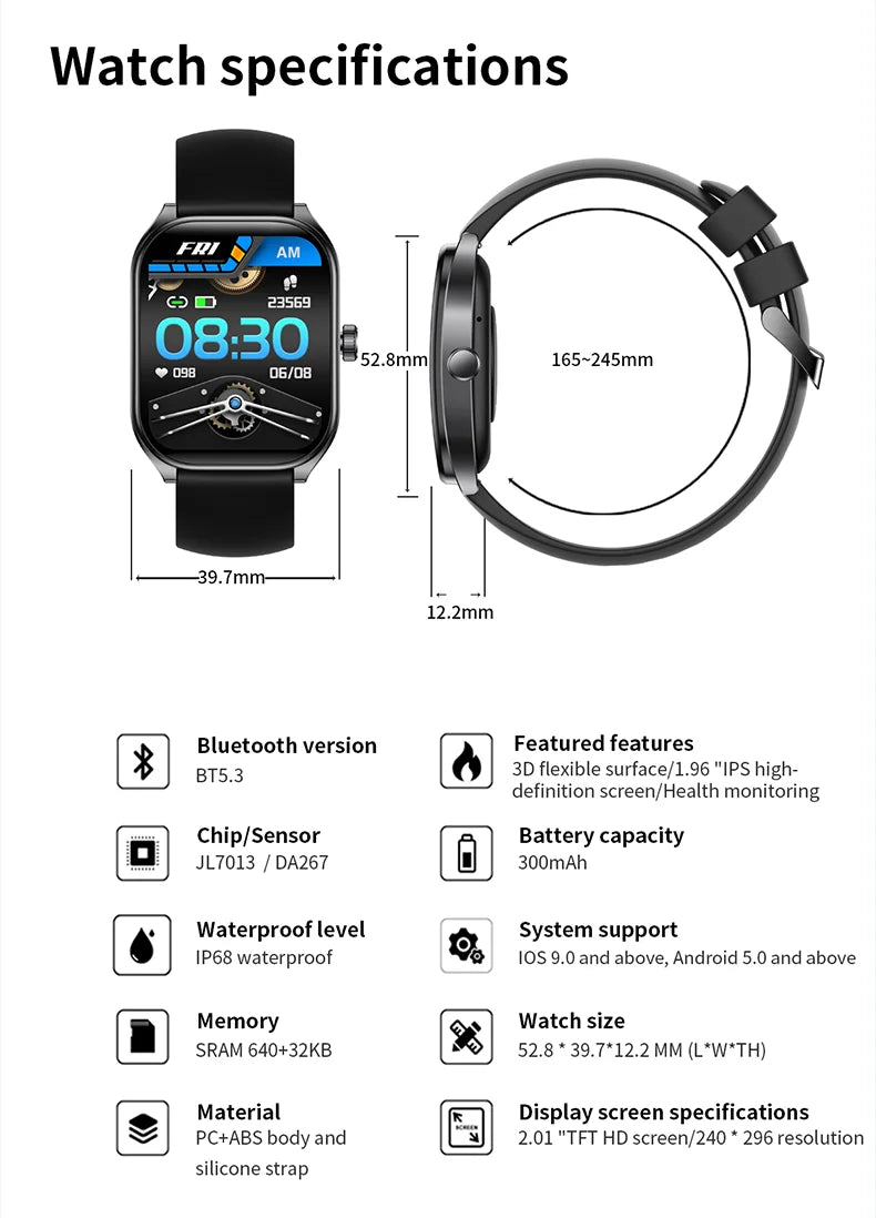 2025 Smart Watch 2.01