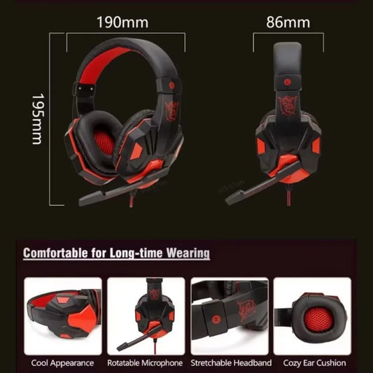VIKEFON Wired Gaming Headphones