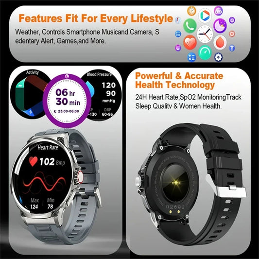 V69 Smartwatch GPS 1.85-inch Ultra