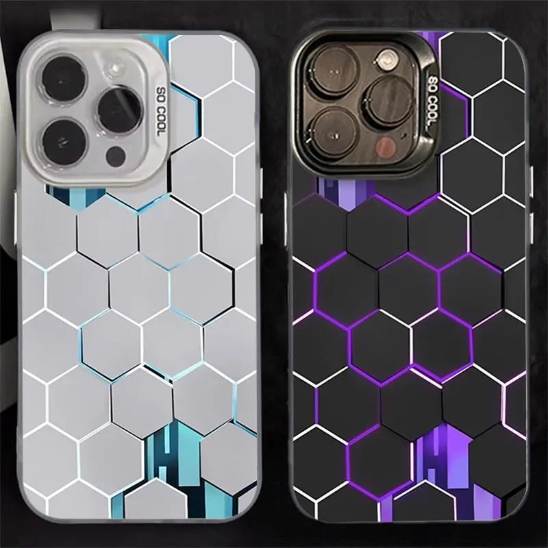 Honeycomb Cube Cyberpunk